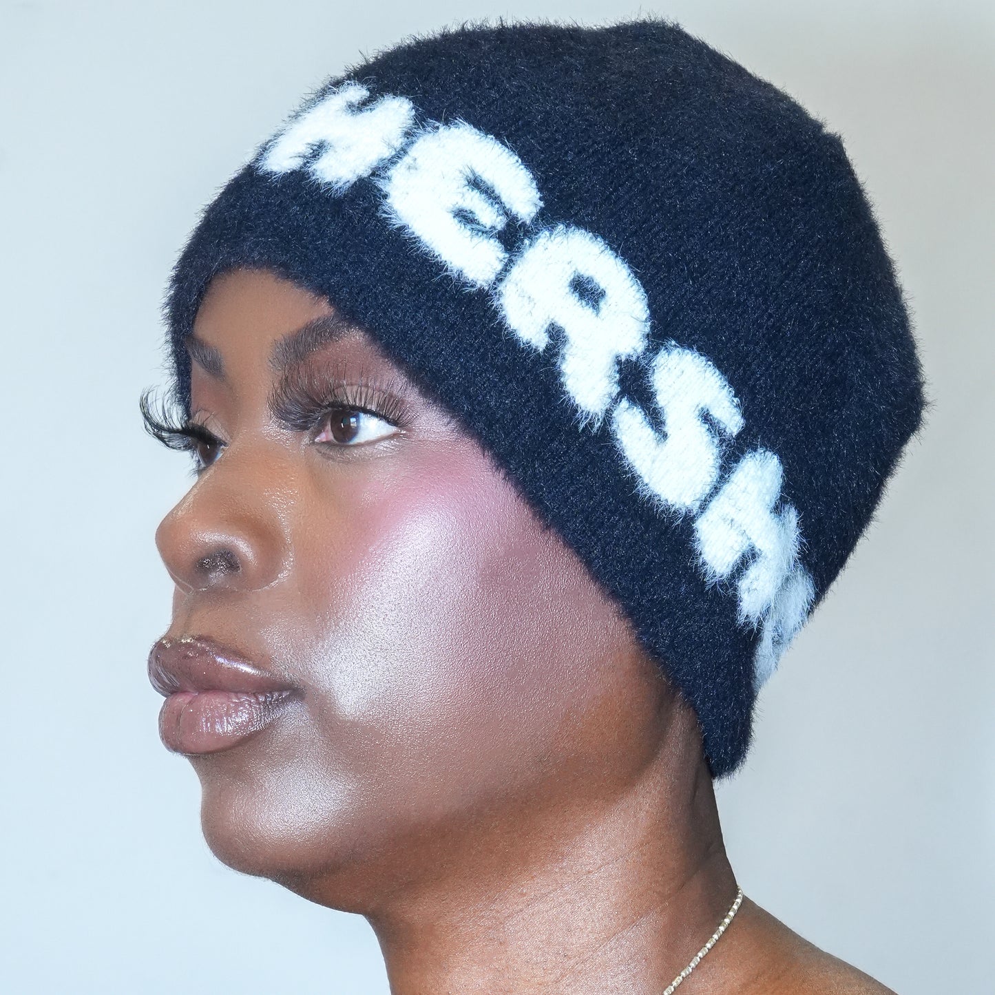 "BEANIE BONET" In White