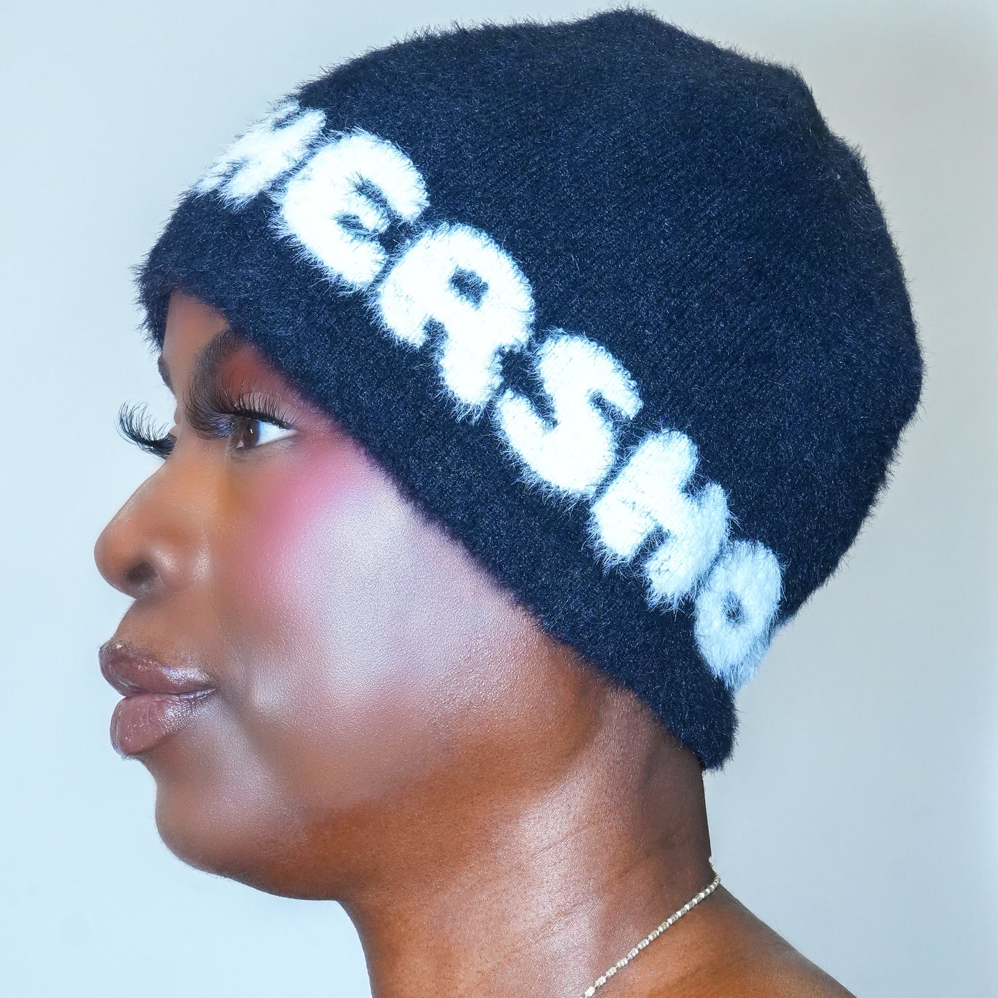 "BEANIE BONET" In White