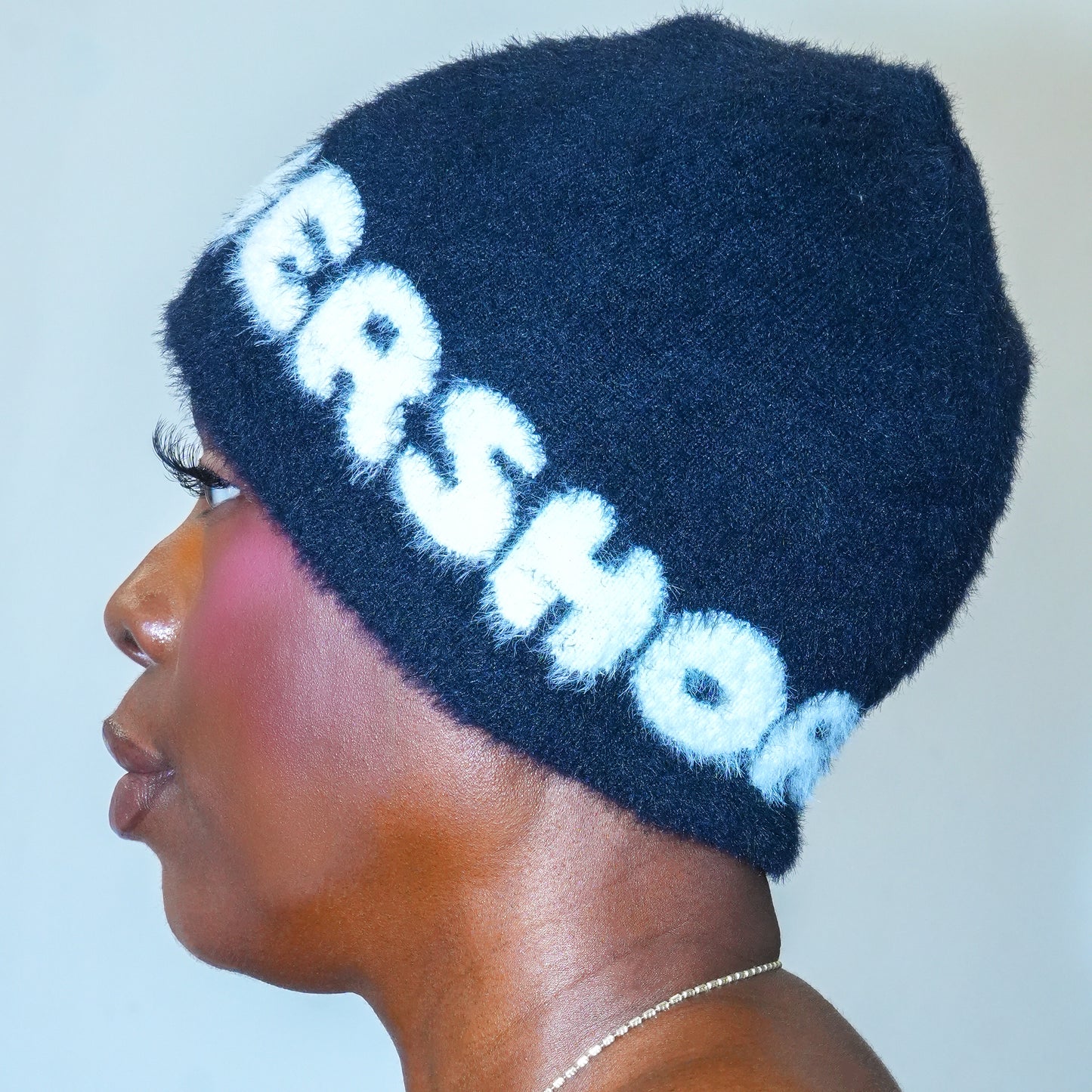 "BEANIE BONET" In White
