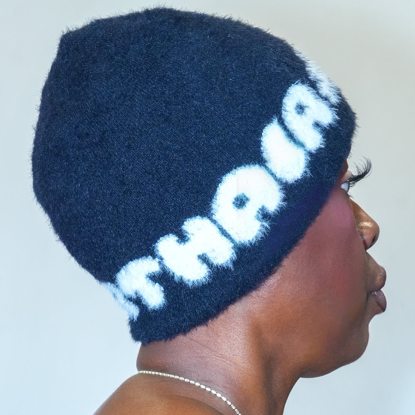 "BEANIE BONET" In White