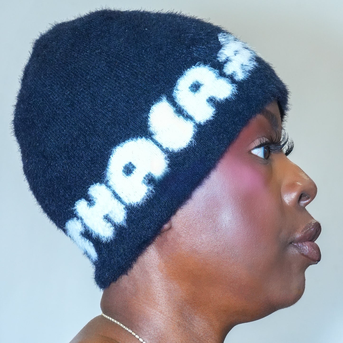 "BEANIE BONET" In White