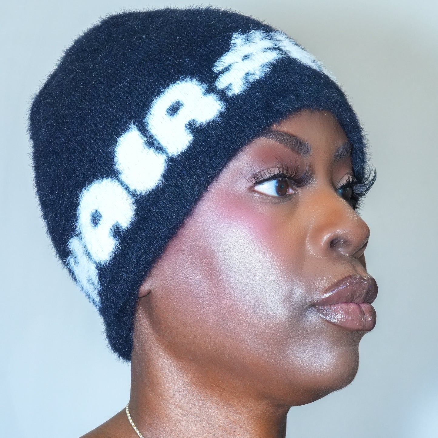 "BEANIE BONET" In White